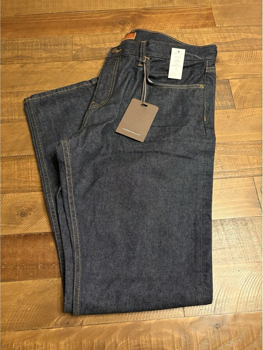 Current/Elliott The Marlon Raw Resin Rinse 3D Jean Men's Size 38